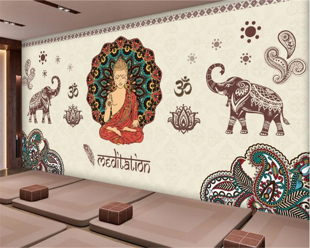 beibehang Classic Thai fashion high quality personalized silk fabric wallpaper tall Buddha background 3d wallpaper papier peint
beibehang Classic Thai fashion high quality personalized silk fabric wallpaper tall Buddha background 3d wallpaper papier peint