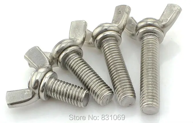 10pcs/Lot Metric M6x40mm Stainless Steel Wing Bolt Butterfly Bolt Screw Brand New
10pcs/Lot Metric M6x40mm Stainless Steel Wing Bolt Butterfly Bolt Screw Brand New