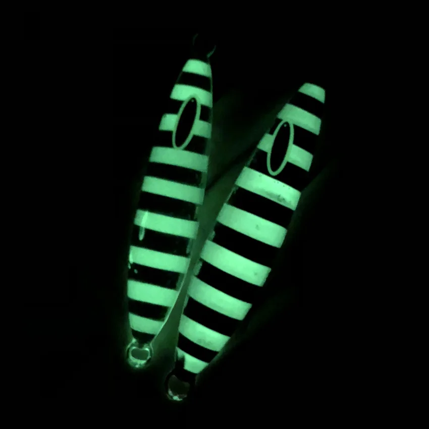 80g/100g Ocean Boat Slow Jigging Fishing Lures Luminous Lead Fish Metal Spoon Bait
80g/100g Ocean Boat Slow Jigging Fishing Lures Luminous Lead Fish Metal Spoon Bait