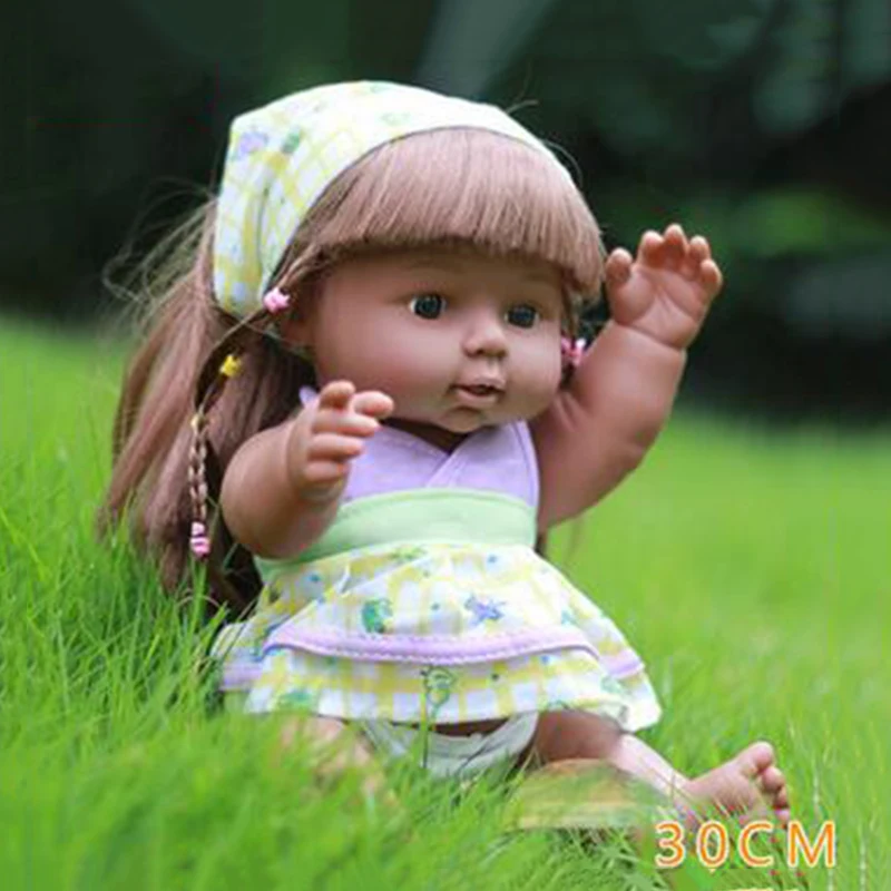 30cm full silicone Vinyl reborn baby dolls lifelike black African reborn babies bonecas children playhouse toys girls gifts
30cm full silicone Vinyl reborn baby dolls lifelike black African reborn babies bonecas children playhouse toys girls gifts