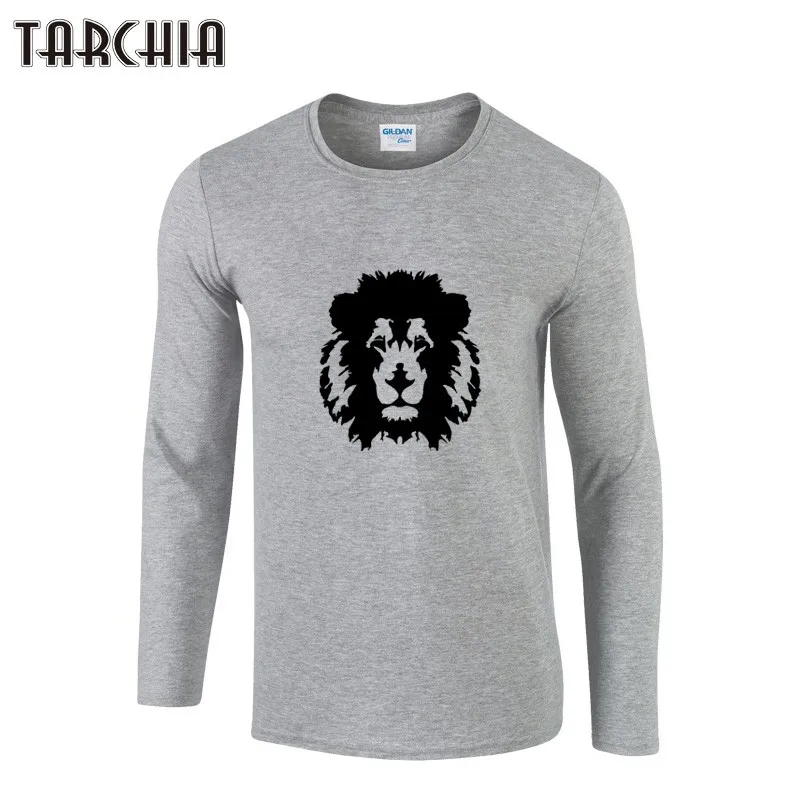 TARCHIA 2021 Tops Tee Fitness Long Sleeve Men O-Neck Lion Print Fashion T-Shirt 100% Cotton Plus Size T Shirt Funny Homme
TARCHIA 2021 Tops Tee Fitness Long Sleeve Men O-Neck Lion Print Fashion T-Shirt 100% Cotton Plus Size T Shirt Funny Homme