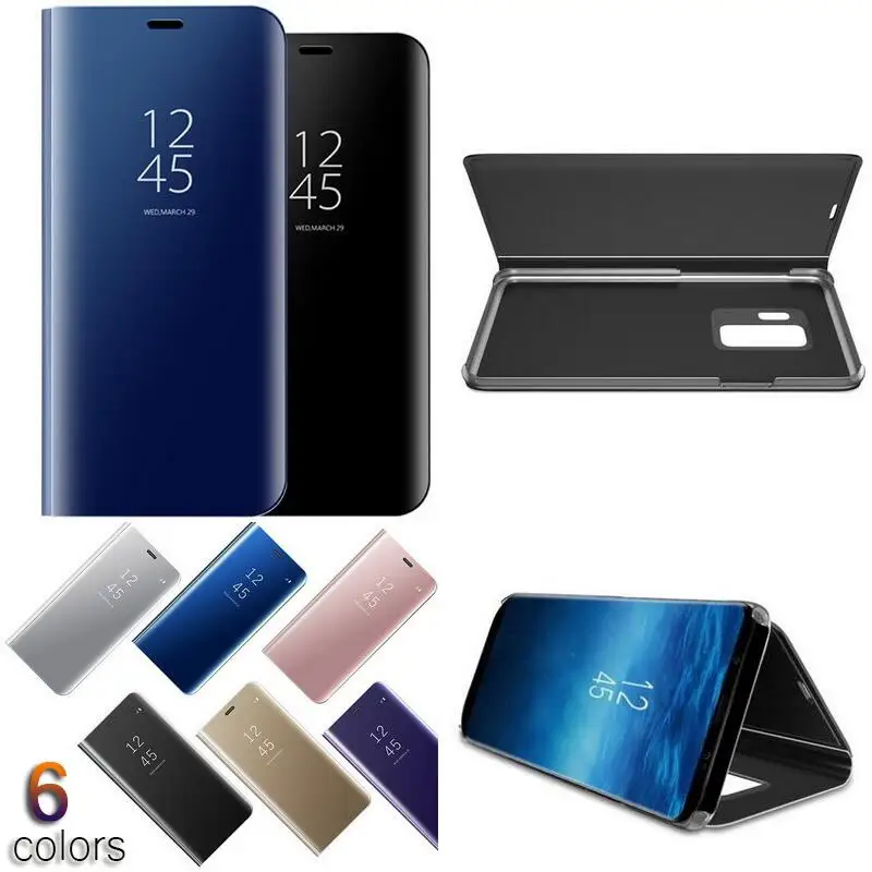 Смарт ясно mi rror вид Чехол для Redmi 4X5 плюс Note3 4 5A чехол Xiaomi 8 se 6 6x раскладные чехлы