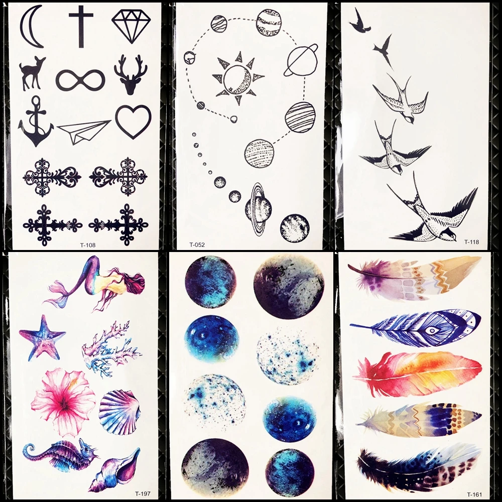 Black Galaxy Moon Plante Tattoo Stickers Women Body Arm Art Painting Temporary Decor Tattoo Men Feather Neck Flash Tatto Ear
Black Galaxy Moon Plante Tattoo Stickers Women Body Arm Art Painting Temporary Decor Tattoo Men Feather Neck Flash Tatto Ear