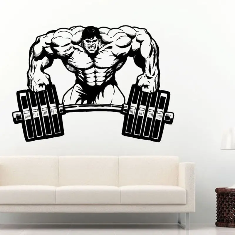 Gym Name Sticker Fitness Crossfit Barbell Muscle Decal Body-building Posters Wall Decals Parede Decor Gym Sticker
Gym Name Sticker Fitness Crossfit Barbell Muscle Decal Body-building Posters Wall Decals Parede Decor Gym Sticker