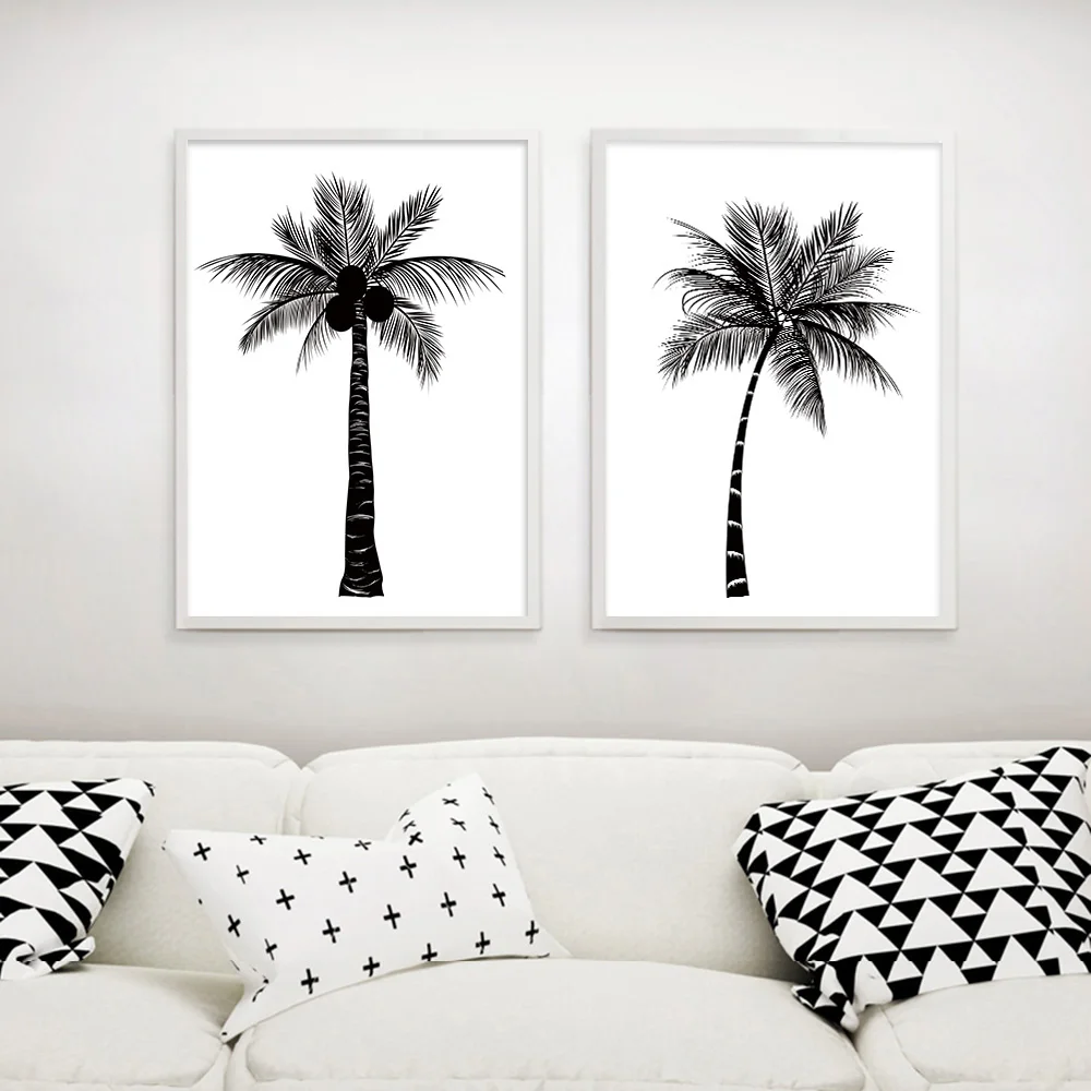 Black White Tropical Plant Coconut Tree Poster Canvas Prints Minimalist Wall Art Painting Wall Picture Living Room Decoration
Black White Tropical Plant Coconut Tree Poster Canvas Prints Minimalist Wall Art Painting Wall Picture Living Room Decoration
