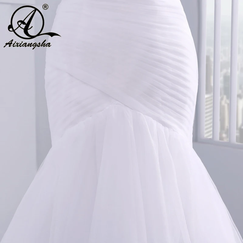 Hot sale floor length pleat cheap wedding dresses tulle robe de mariage Elegant Mermaid wedding dress
Hot sale floor length pleat cheap wedding dresses tulle robe de mariage Elegant Mermaid wedding dress