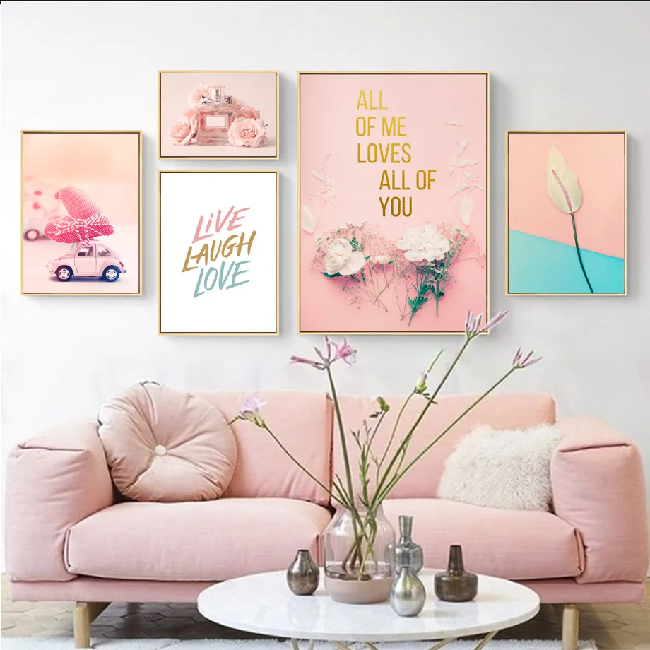 Pink Perfume Rose Flower Car Heart Quote Wall Art Canvas Painting Nordic Posters And Prints Wall Pictures For Living Room Decor
Pink Perfume Rose Flower Car Heart Quote Wall Art Canvas Painting Nordic Posters And Prints Wall Pictures For Living Room Decor