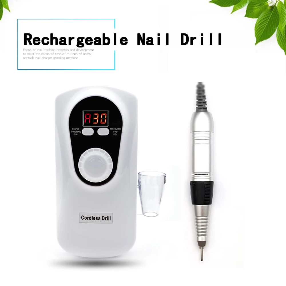 WENYI Nail Drill Machine 30000Rpm Portable Rechargeable Pedicure Strong Polishing Electric Machine For Manicure Nail 220V & 110V
WENYI Nail Drill Machine 30000Rpm Portable Rechargeable Pedicure Strong Polishing Electric Machine For Manicure Nail 220V & 110V