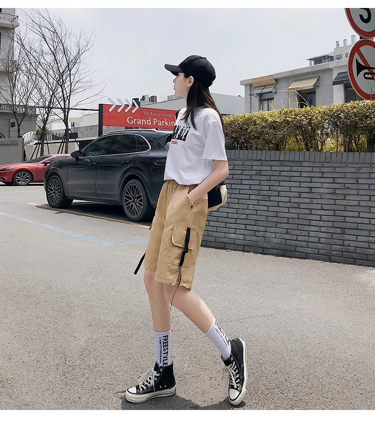 Fashion Women's Shorts 2019 New Summer Sports Shorts Leisure Pants Loose High-waist Workwear Shorts Women Sweatpants
Fashion Women's Shorts 2019 New Summer Sports Shorts Leisure Pants Loose High-waist Workwear Shorts Women Sweatpants