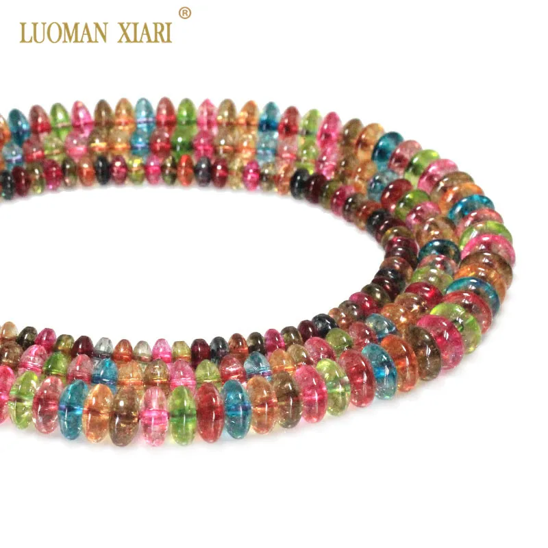 Wholesale Wheel Shape Tourmaline Color Crystal Natural Stone Beads For Jewelry Making DIY Bracelet Necklace 4*6/5*8/6*9mm 15.5''
Wholesale Wheel Shape Tourmaline Color Crystal Natural Stone Beads For Jewelry Making DIY Bracelet Necklace 4*6/5*8/6*9mm 15.5''