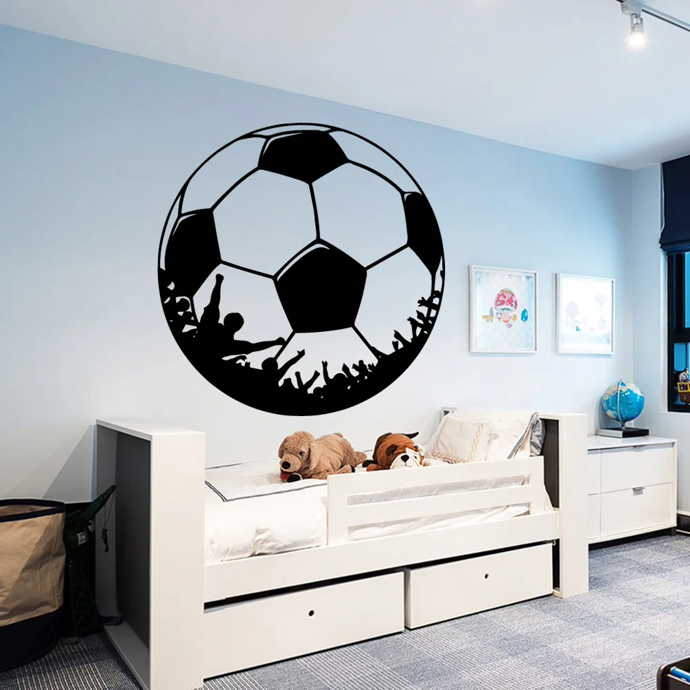 Custom Soccer Wall Stickers Personalized Creative For Kids Rooms Football Diy Home Decoration Murals Home Decor
Custom Soccer Wall Stickers Personalized Creative For Kids Rooms Football Diy Home Decoration Murals Home Decor