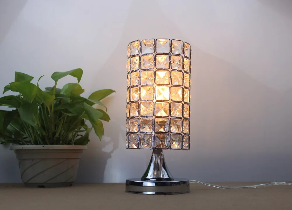 With LED Bulb Modern Desktop Decoration Crystal Table Lamp E27 Lamp Holder 110-240V Parlor/Bed Room/Bedside Cabinet Lights
With LED Bulb Modern Desktop Decoration Crystal Table Lamp E27 Lamp Holder 110-240V Parlor/Bed Room/Bedside Cabinet Lights