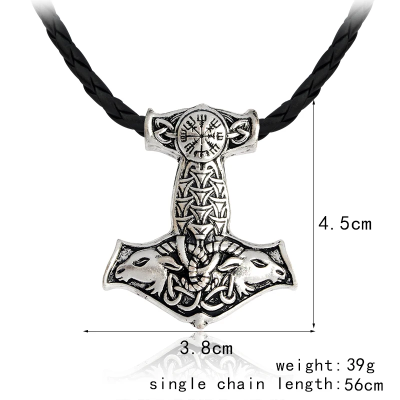 Thor's Hammer Mjolnir Amulet Norse Leather Necklace Norse Viking Jewelry Mjollnir Mjolnir Jewelry
Thor's Hammer Mjolnir Amulet Norse Leather Necklace Norse Viking Jewelry Mjollnir Mjolnir Jewelry