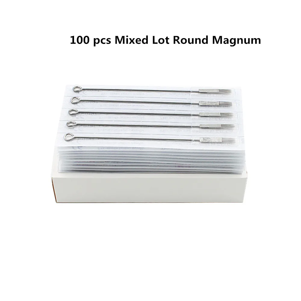 100 Pcs/Lot disposable sterile Tattoo Needles Round Magnum (RM) Needles for Tattoo Machine Needle Tips
100 Pcs/Lot disposable sterile Tattoo Needles Round Magnum (RM) Needles for Tattoo Machine Needle Tips