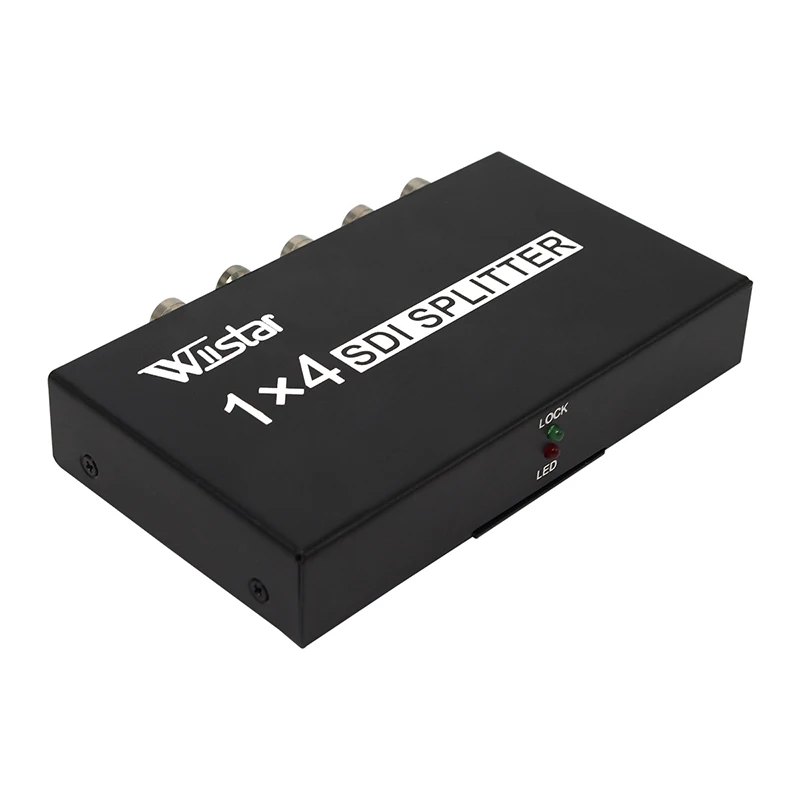 Wiistar HD sdi сплиттер 1x4 с питанием 1 в SDI без потерь распределение сигнала на 4 выхода