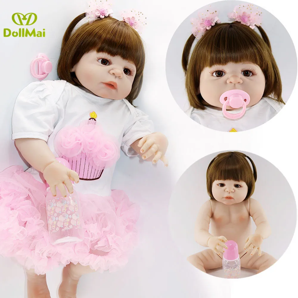 Reborn alive baby doll real 22"55cm full vinyl silicone reborn baby doll adorable girl princess doll gift for kids
Reborn alive baby doll real 22"55cm full vinyl silicone reborn baby doll adorable girl princess doll gift for kids