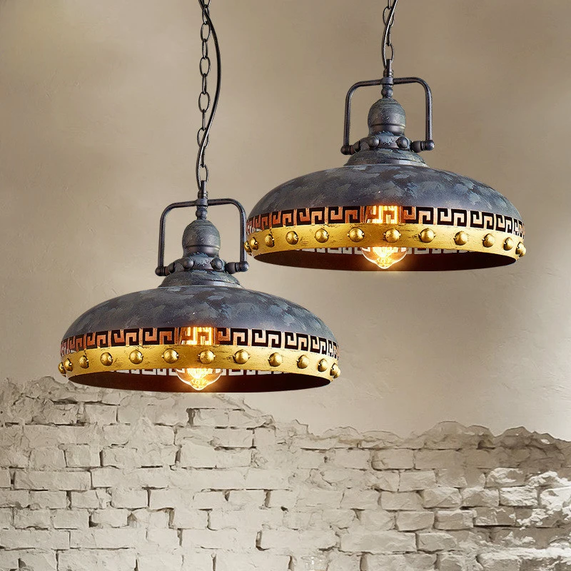 Vintage Industrial Wind Retro Iron Painted Round Chain Pendant Light with E27 Edison Bulb for Bar Cafe Dining Room Hanging Light
Vintage Industrial Wind Retro Iron Painted Round Chain Pendant Light with E27 Edison Bulb for Bar Cafe Dining Room Hanging Light