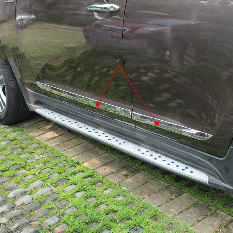 For KIA Sportage 2011 2012 2013 2014 2015 2016 Exterior ABS Chrome Door Body Protector Side Molding Cover Trims 4Pcs Car Styling
For KIA Sportage 2011 2012 2013 2014 2015 2016 Exterior ABS Chrome Door Body Protector Side Molding Cover Trims 4Pcs Car Styling