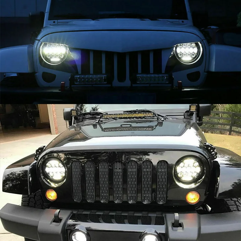 Safego 300W 7Inch H4 H13 LED Headlight High Low Beam Halo Ring Angel Eyes Running Light for Offroad Motorcycle
Safego 300W 7Inch H4 H13 LED Headlight High Low Beam Halo Ring Angel Eyes Running Light for Offroad Motorcycle