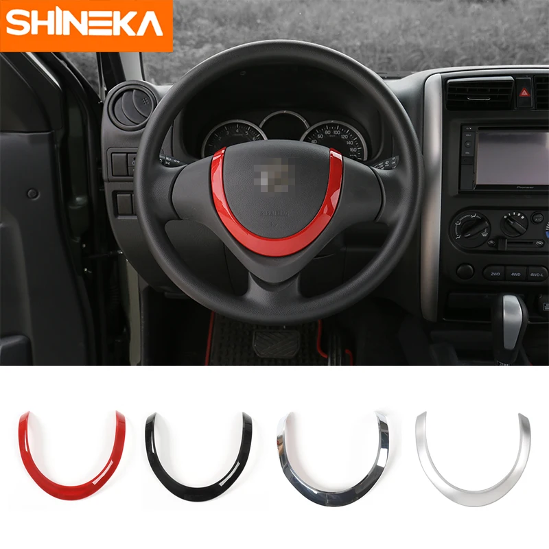 SHINEKA Car Styling Steering Wheel Cover U-Shaped Decoration Moulding Kit for Suziki Jimny 2007 Up Car Accessories
SHINEKA Car Styling Steering Wheel Cover U-Shaped Decoration Moulding Kit for Suziki Jimny 2007 Up Car Accessories