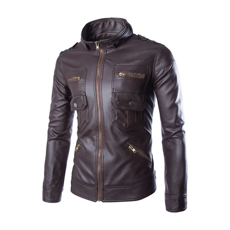 Men PU Leather Jacket Motorcycle Leather Men Fashion Casual Cotton Jacket Jackets Overcoat Coat Male Business Casual Coats
Men PU Leather Jacket Motorcycle Leather Men Fashion Casual Cotton Jacket Jackets Overcoat Coat Male Business Casual Coats