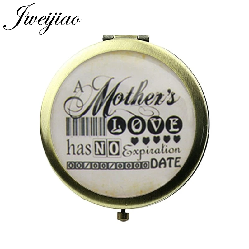 JWEIJIAO Mom Mother's LOVE Pocket Mirror Printed Glass Cabochon Bronze Round Makeup Compact mirrors Bridesmaid Bridal Gifts
JWEIJIAO Mom Mother's LOVE Pocket Mirror Printed Glass Cabochon Bronze Round Makeup Compact mirrors Bridesmaid Bridal Gifts