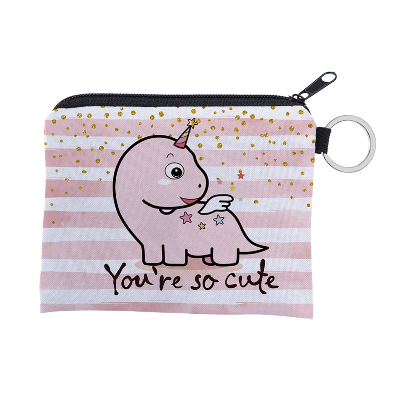 Jomtokoy Cute Stripe Dinosa Printing Waterproof Purse Card Key Pouch Small Zipper Coin Purse Card Holder Mini Square Wallet
Jomtokoy Cute Stripe Dinosa Printing Waterproof Purse Card Key Pouch Small Zipper Coin Purse Card Holder Mini Square Wallet