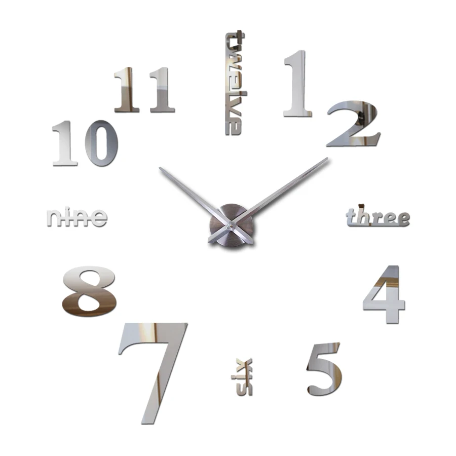 Fashion new wall clock watch clocks Circular relojde pared home decoration acrylic special sticker Living Room Needle
Fashion new wall clock watch clocks Circular relojde pared home decoration acrylic special sticker Living Room Needle