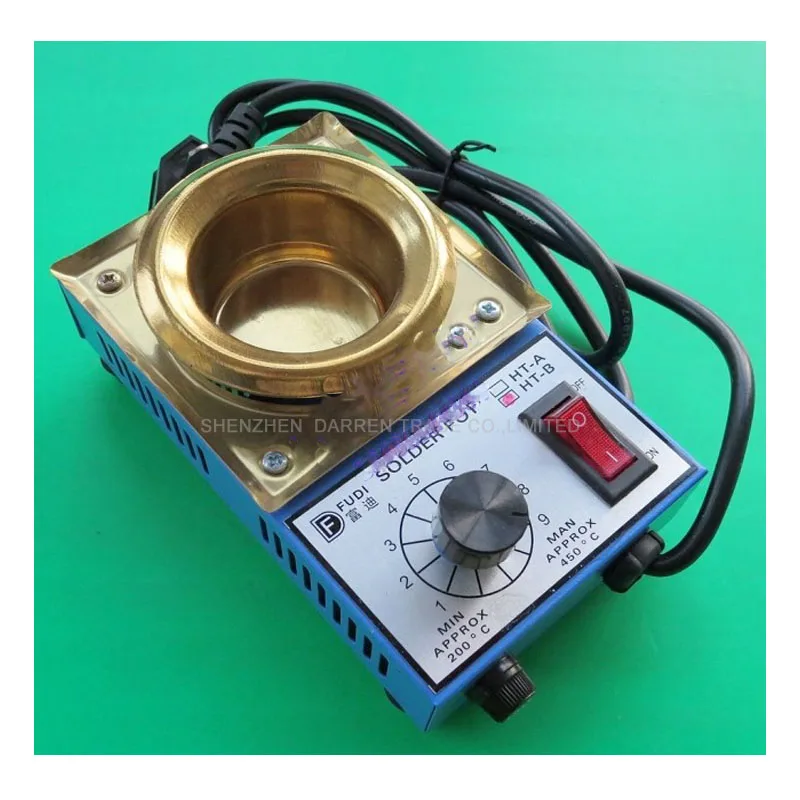 220V 150W solder pot tin melting furnace thermoregulation stainless steel 50mm 200-450 centigrade 6pcs
220V 150W solder pot tin melting furnace thermoregulation stainless steel 50mm 200-450 centigrade 6pcs