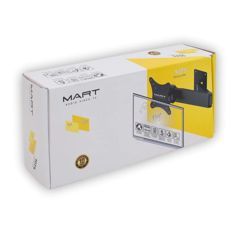 Кронштейн наклонно-поворотный Mart 107S | Электроника