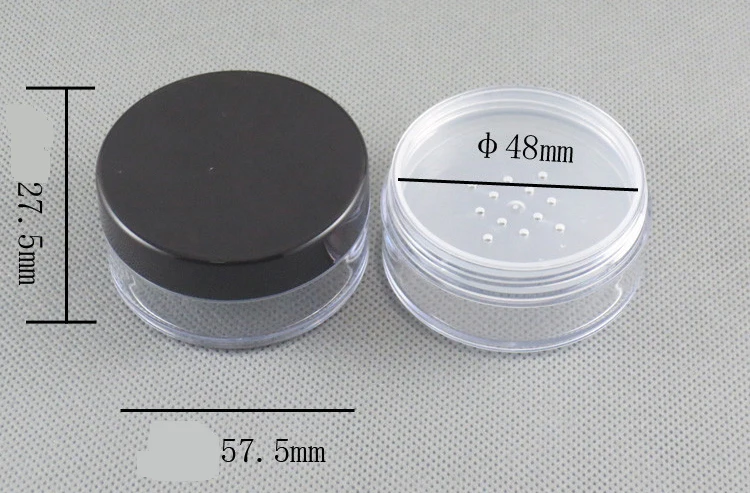300pcs 20g 20ml Empty Loose Powder Compact With The Grid Sifter Jar Packing Container Powdery Cake Box Cosmetic Case Mini sifter
300pcs 20g 20ml Empty Loose Powder Compact With The Grid Sifter Jar Packing Container Powdery Cake Box Cosmetic Case Mini sifter