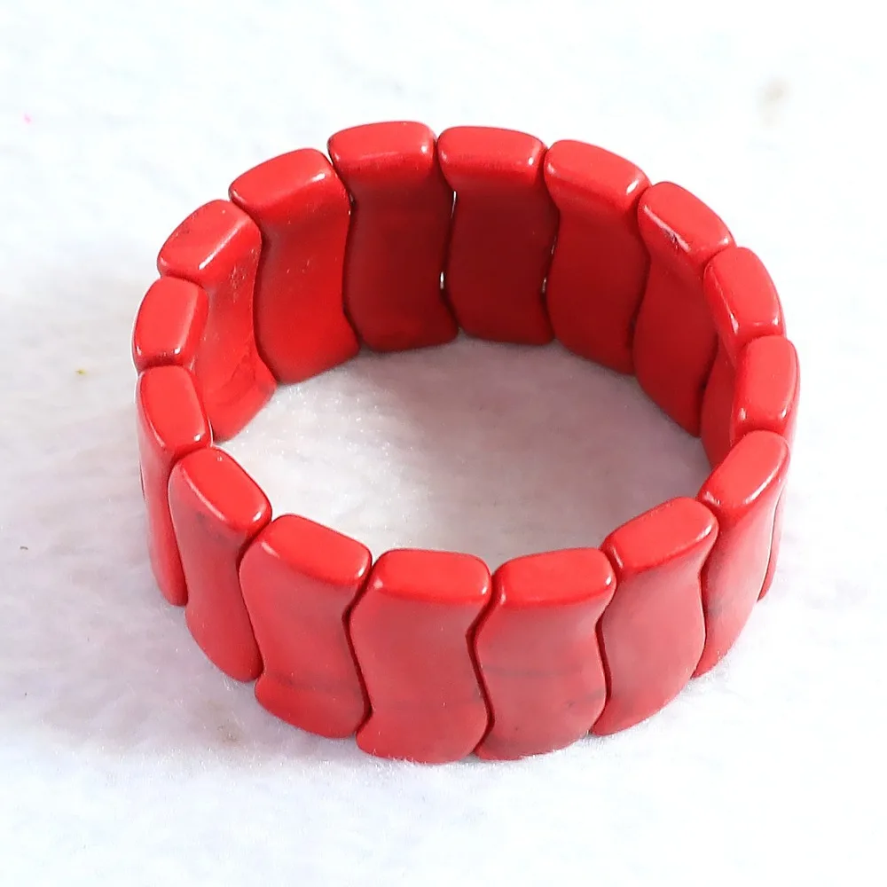 Red calaite stone 12x32mm diy fashion Handmade rectangle Bracelet Bangles 7.5" B308
Red calaite stone 12x32mm diy fashion Handmade rectangle Bracelet Bangles 7.5" B308