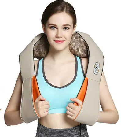 U образный Электрический массажер для спины шеи и плеч|neck shoulder massager|shoulder massagerkneading