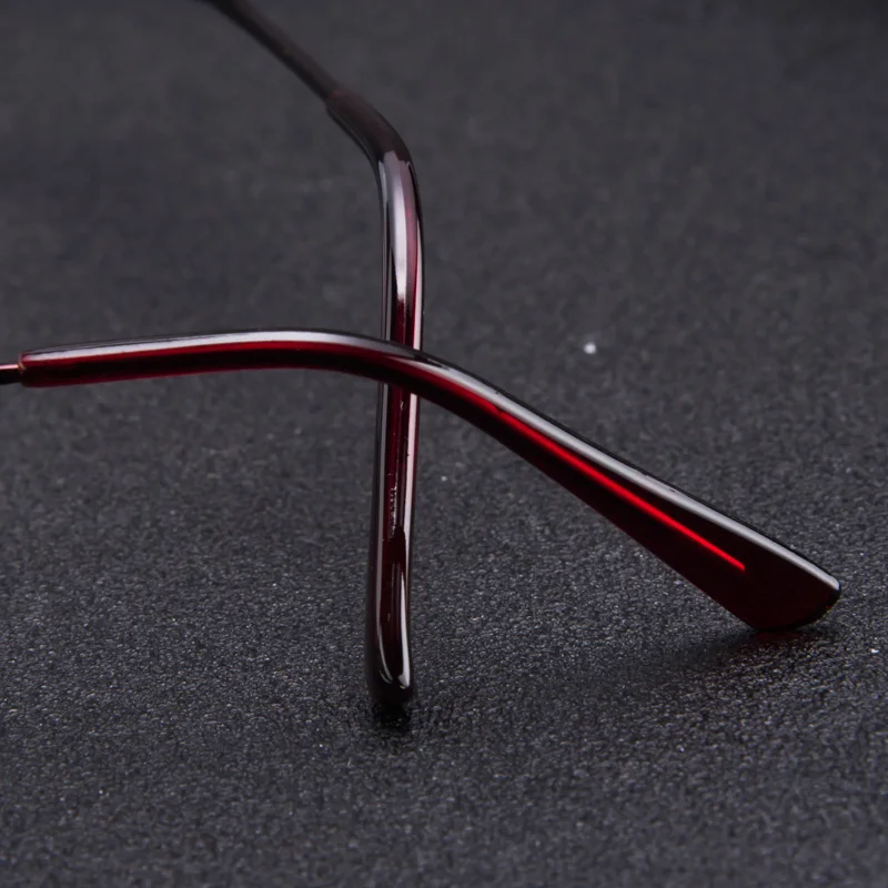 

Chashma Anti Reflective Clear Lenses Half Frame Metal Red Optical Reading Glasses Women Fashion Eyeglasses for Read