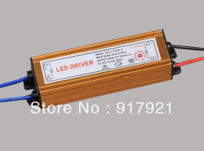 Из светодиодов привод 12 до 20 * 1 W 85 265 В переменный ток вход|drive adaptor|led light exhibition designled