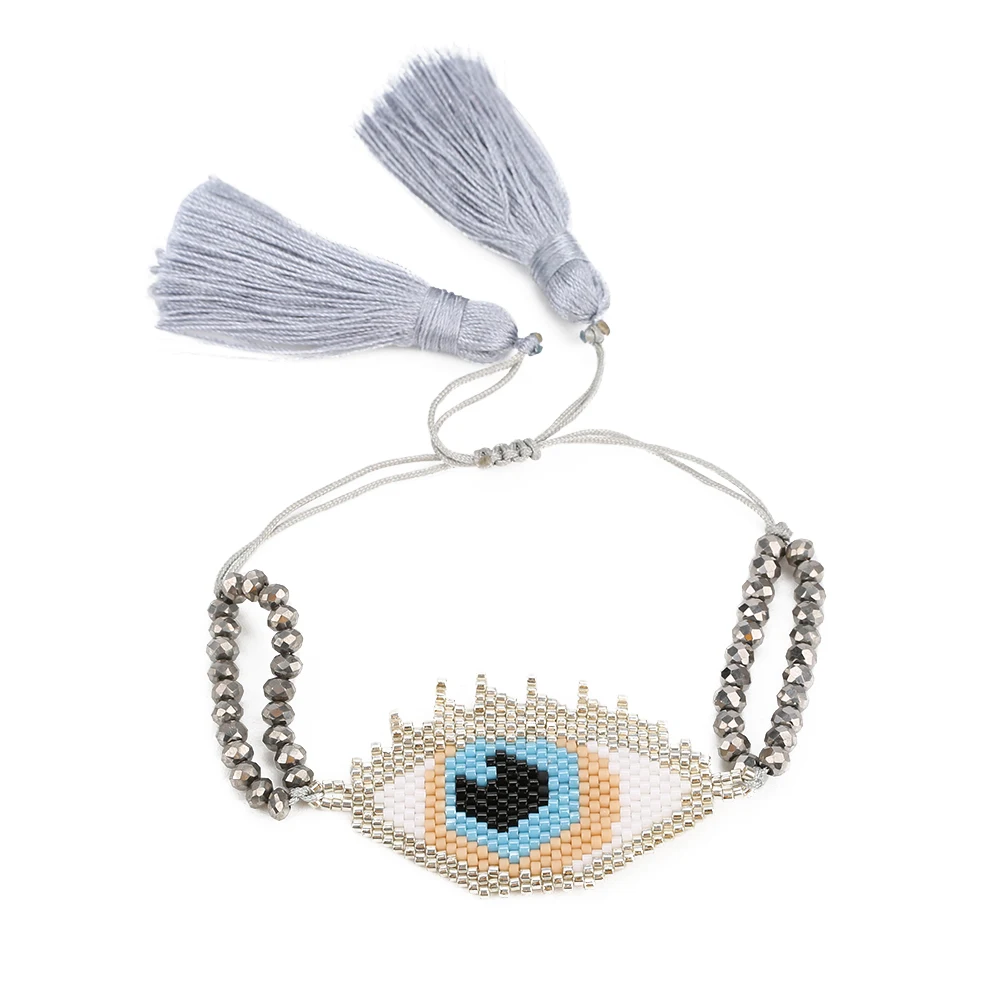 SHINUSBOHO Fashion Delicas Miyuki Evil Eye Bracelet for Women Bileklik Charm Jewelry pulseras Men Friendship Statement
SHINUSBOHO Fashion Delicas Miyuki Evil Eye Bracelet for Women Bileklik Charm Jewelry pulseras Men Friendship Statement
