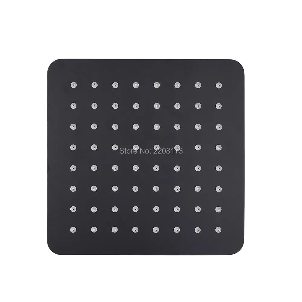 Hot Sale High Quality 200mm 8" Matte Black Square Slim Shower Head Wall Mount Bathroom Accessories Waterfall Thin Shower Spray
Hot Sale High Quality 200mm 8" Matte Black Square Slim Shower Head Wall Mount Bathroom Accessories Waterfall Thin Shower Spray