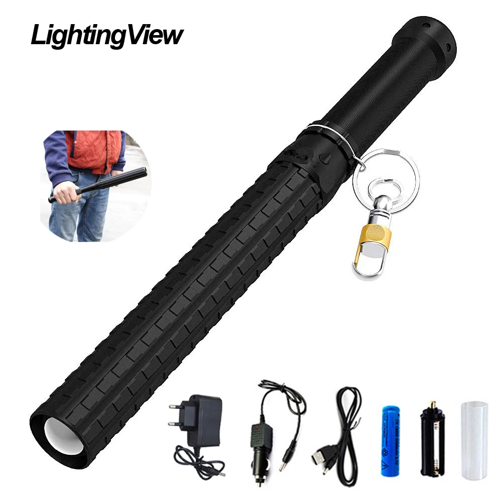 Бейсбольный фонарь Lightingview, светодиодный фонарик L2 450 лм, 5 режимов, супер яркий фонарь Baton для самообороны, для патруля и экстренных случаев
Бейсбольный фонарь Lightingview, светодиодный фонарик L2 450 лм, 5 режимов, супер яркий фонарь Baton для самообороны, для патруля и экстренных случаев