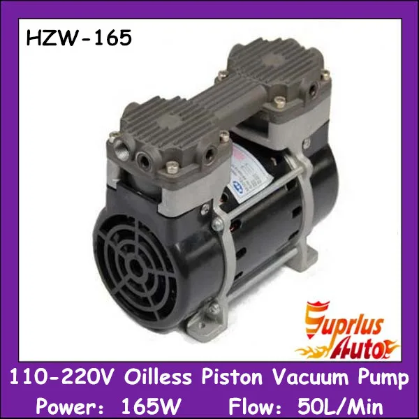 HZW-165 110/220 В бесшумный бесмасляный поршневой вакуумный насос 165 Вт с вакуумным потоком 50 л/мин
HZW-165 110/220 В бесшумный бесмасляный поршневой вакуумный насос 165 Вт с вакуумным потоком 50 л/мин