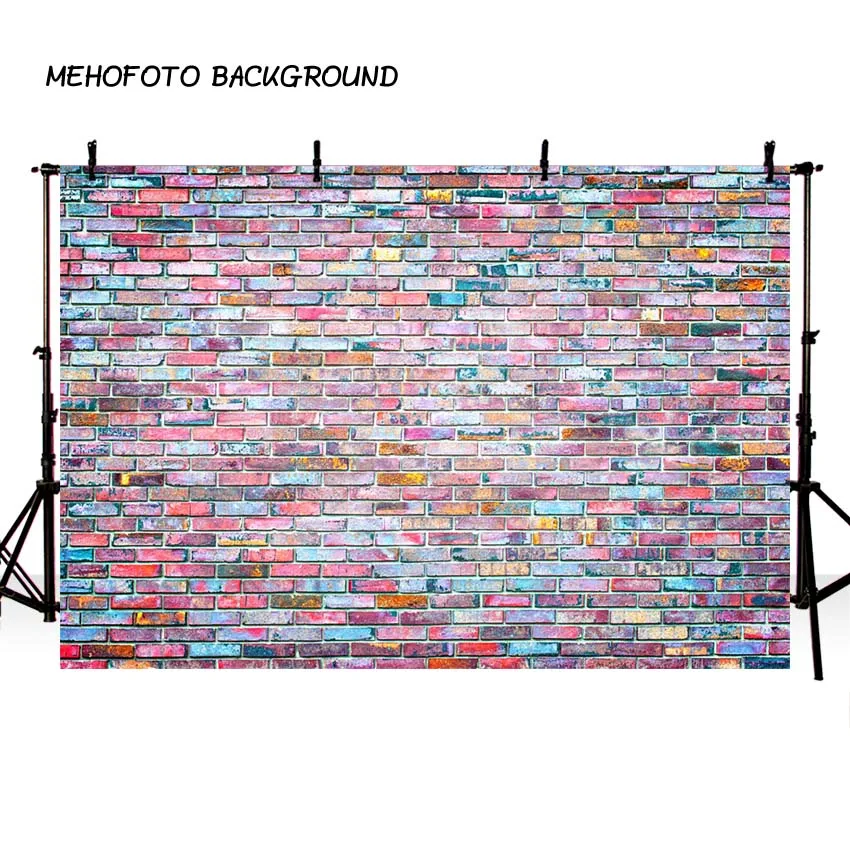 MEHOFOTO Colorful Brick Wall Backdrop Graffiti Wall Backdrop for Photo Booth Custom Party Photography Background
MEHOFOTO Colorful Brick Wall Backdrop Graffiti Wall Backdrop for Photo Booth Custom Party Photography Background