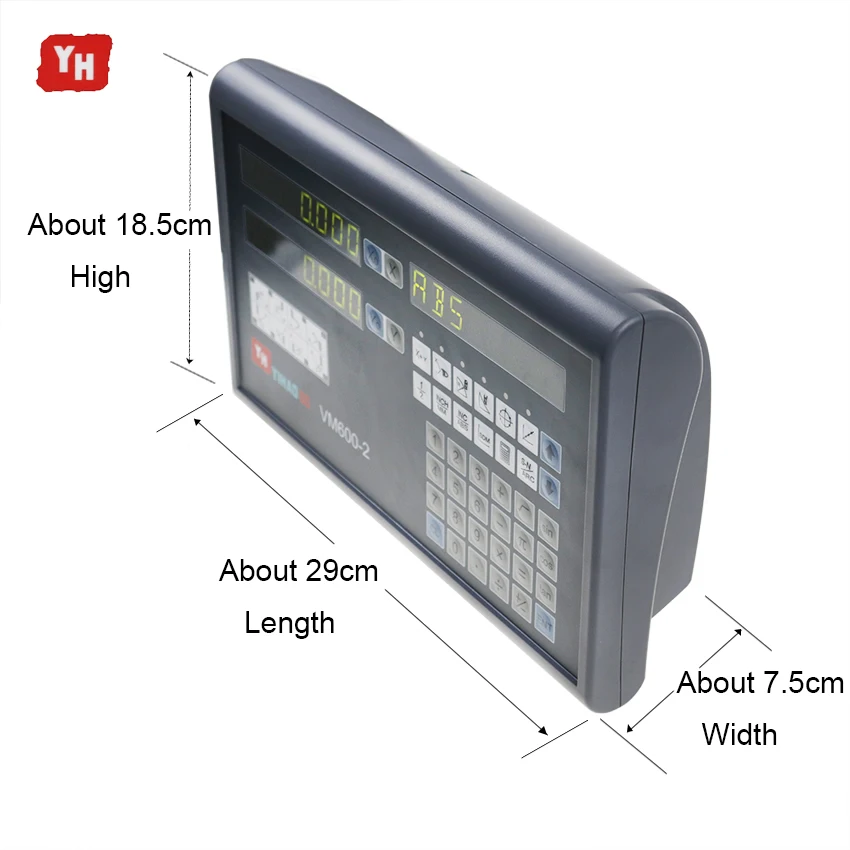 2 Axis DRO Digital Readout Kit/Set New VM600-3 and 2 PCS 5U Optical Lines Dimensions 200 300 400 500 600 700 800 900 1000 100mm
2 Axis DRO Digital Readout Kit/Set New VM600-3 and 2 PCS 5U Optical Lines Dimensions 200 300 400 500 600 700 800 900 1000 100mm