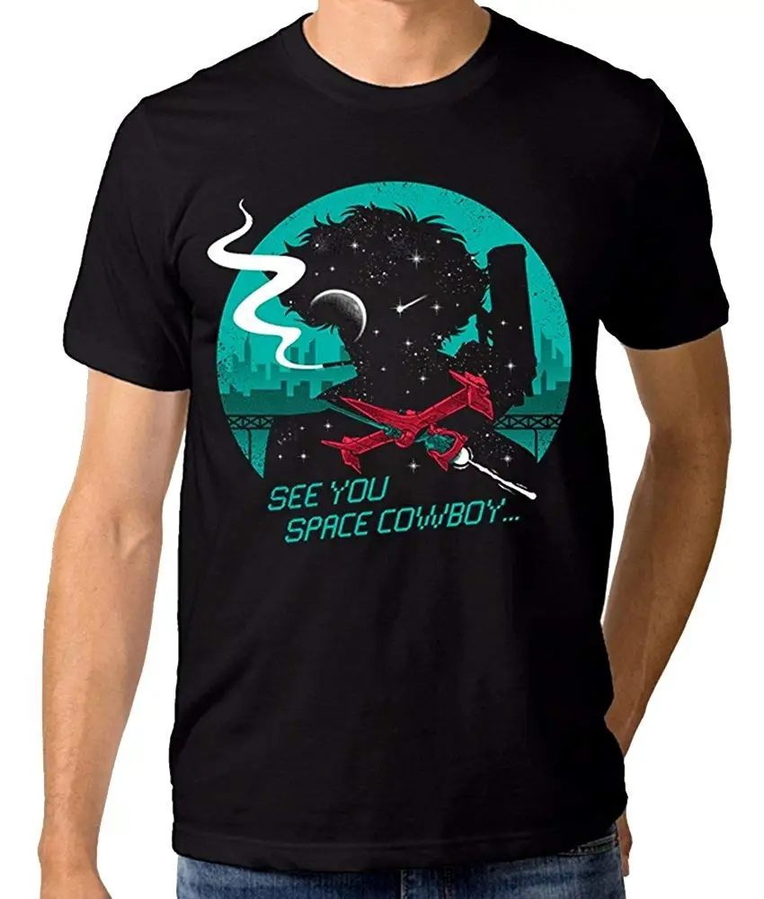 Cowboy Bebop T-Shirt, See You Space Cowboy' Tee Fashion Men And T Shirt Free Shipping Cartoon Hip Hop Shirt
Cowboy Bebop T-Shirt, See You Space Cowboy' Tee Fashion Men And T Shirt Free Shipping Cartoon Hip Hop Shirt