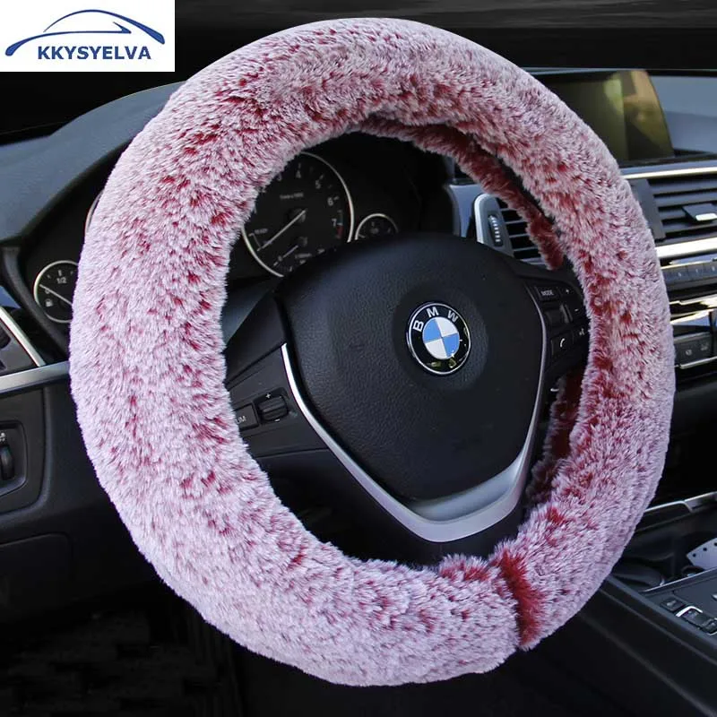 KKYSYELVA Warm Fur Car steering wheel cover Winter Woolen Interior Accessories 38cm wool Auto Steering-wheel Covers
KKYSYELVA Warm Fur Car steering wheel cover Winter Woolen Interior Accessories 38cm wool Auto Steering-wheel Covers