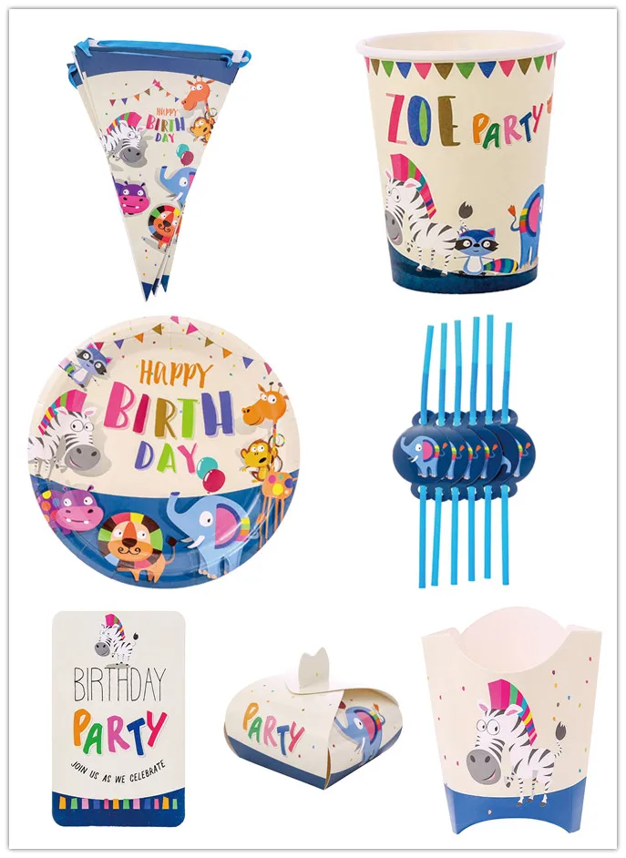 52pcs Cartoon animal Theme Kids Birthday Party Decoration Set Party Supplies animal Party Pack event Party Supplies
52pcs Cartoon animal Theme Kids Birthday Party Decoration Set Party Supplies animal Party Pack event Party Supplies