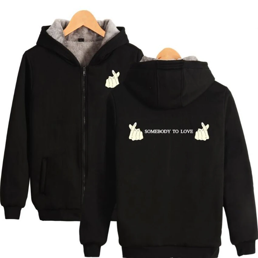 KPOP GOT7 Winter Warm Plus Velvet Female Coats Warm Thicken Zipper Hoded Jacket Sporting Tracksuits Womens Hoodies Sweatshirts
KPOP GOT7 Winter Warm Plus Velvet Female Coats Warm Thicken Zipper Hoded Jacket Sporting Tracksuits Womens Hoodies Sweatshirts