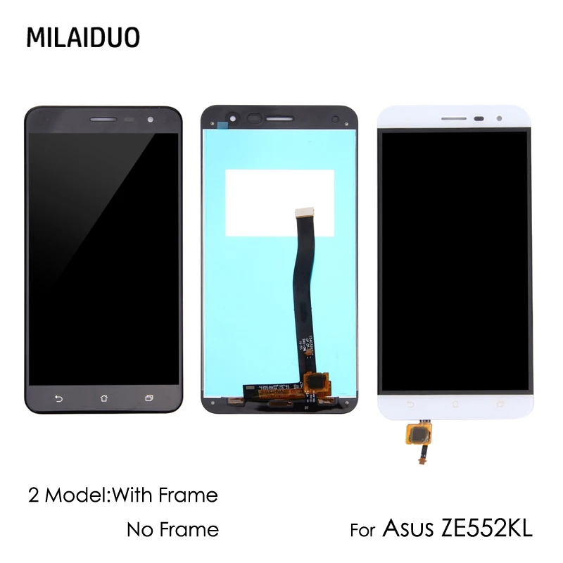 LCD Display For Asus ZenFone 3 ZE552KL Z012D Z012DC Z012DA Touch Screen Digitizer Assembly Replacement Black No/with Frame 5.5''
LCD Display For Asus ZenFone 3 ZE552KL Z012D Z012DC Z012DA Touch Screen Digitizer Assembly Replacement Black No/with Frame 5.5''