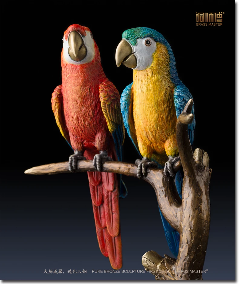 Уникальное искусство # TOP art 2020 для домашнего офиса лучшее украшение 3D яркие попугаи птица искусство Бронзовая статуя скульптура #32 см большо...
Уникальное искусство # TOP art 2020 для домашнего офиса лучшее украшение 3D яркие попугаи птица искусство Бронзовая статуя скульптура #32 см большо...