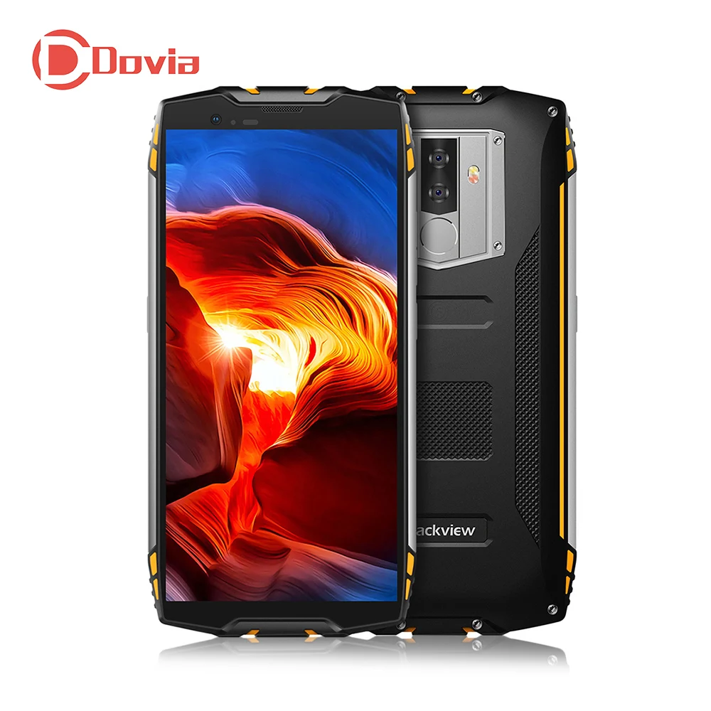 BLACKVIEW BV6800 Pro IP68 смартфон 6580 мАч Android 8 0 mt6750t восемь ядер 4G B + 6 16.0MP 0.3MP двойной сзади