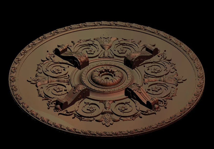3D круглая пластина кольцевая рельефная модель в формате STL для ЧПУ маршрутизатора резьбы гравировки Artcam aspire R129
3D круглая пластина кольцевая рельефная модель в формате STL для ЧПУ маршрутизатора резьбы гравировки Artcam aspire R129