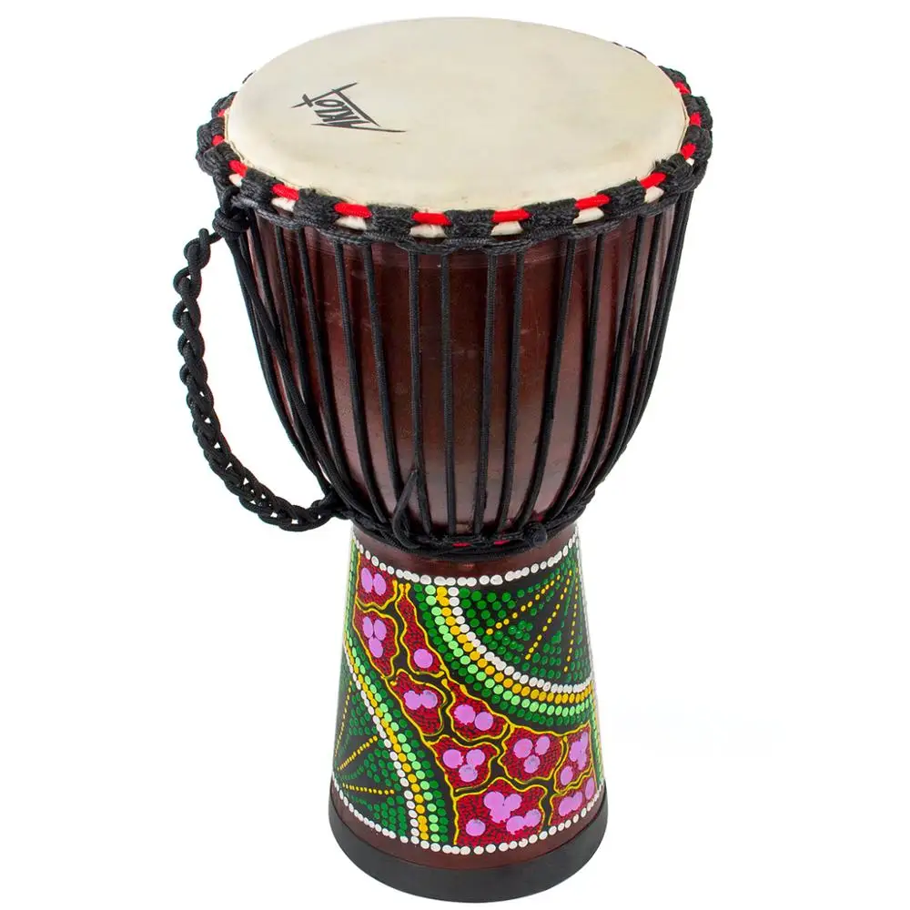 AKLOT Djembe African Hand Drum Percussion Mahogany Standard 10 Inch Goat Skin Drumhead
AKLOT Djembe African Hand Drum Percussion Mahogany Standard 10 Inch Goat Skin Drumhead